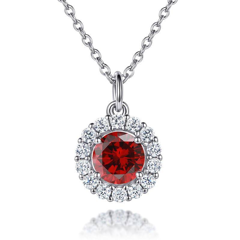 Louily Birthstone Necklace In Sterling Silver - louilyjewelry