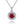 Louily Birthstone Necklace In Sterling Silver