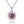 Louily Birthstone Necklace In Sterling Silver