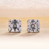 Louily Classic Asscher Cut Women's Stud Earrings In Sterling Silver - louilyjewelry