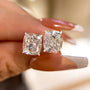 Louily Classic Crushed Ice Cushion Cut 2PC Jewelry Set - louilyjewelry