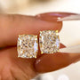 2.0Ct Classic Cushion Cut Women's Stud Earrings In Sterling Silver - louilyjewelry