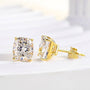 2.0Ct Classic Cushion Cut Women's Stud Earrings In Sterling Silver - louilyjewelry