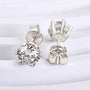 Louily Moissanite 2.0 Carat Round Cut Stud Earrings - louilyjewelry