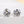 Load image into Gallery viewer, Louily Moissanite 4 Prong Round Cut Stud Earrings
