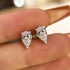 Louily Sterling Silver Classic Pear Cut Earring - louilyjewelry