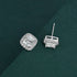 Louily Stunning Halo Cushion Cut Women's Earrings In Sterling Silver - louilyjewelry