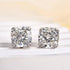 Louily Stunning Sterling Silver Cushion Cut Stud Earrings for Women - louilyjewelry