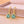 Load image into Gallery viewer, Louily Stunning Yellow Gold Halo Round Cut Paraiba Tourmaline Drop Earrings In Sterling Silver

