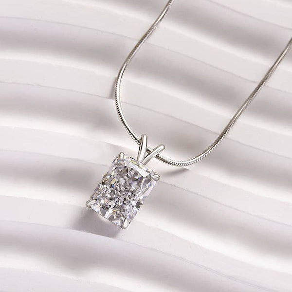 Louily Classic Crushed Ice Radiant Cut 3PC Jewelry Set