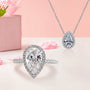 Louily Lovely Halo Pear Cut 2PC Jewelry Set - louilyjewelry