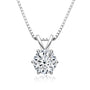 Louily Moissanite 6 Prong Round Cut 2PC Jewelry Set - louilyjewelry