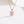 Louily Elegant Halo Cushion Cut Pink Stone Pendant Necklace