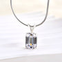 Louily Attractive Emerald Cut Necklace - louilyjewelry