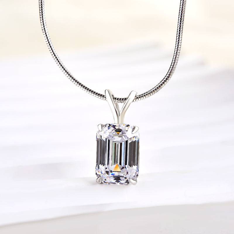 Louily Stunning Emerald Cut 2PC Jewelry Set - louilyjewelry