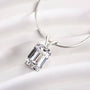 Louily Attractive Emerald Cut Necklace - louilyjewelry