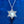 Louily Christmas Gift Snowflake Design Moonstone Necklace In Sterling Silver