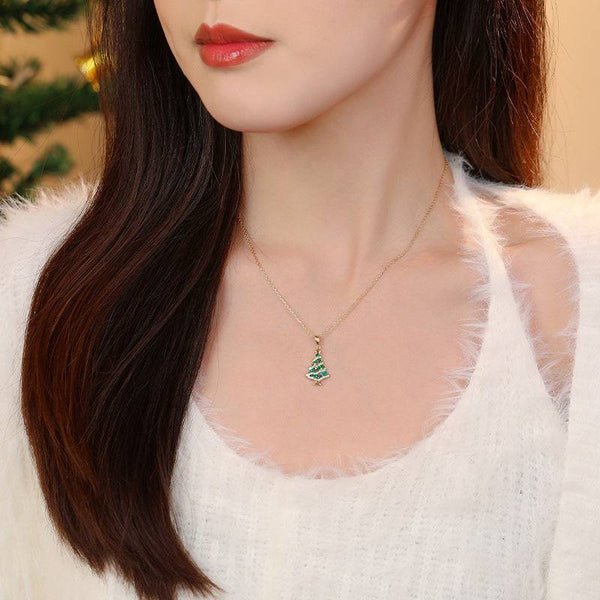 Louily Colorful Christmas Necklace