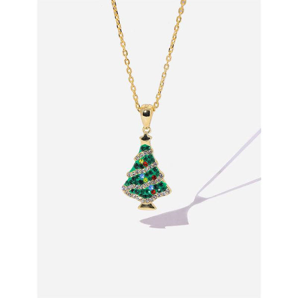 Louily Colorful Christmas Necklace