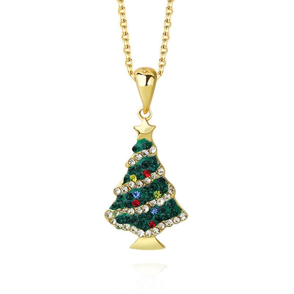 Louily Colorful Christmas Necklace