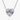 Louily Elegant Halo Heart Cut Necklace For Women In Sterling Silver - louilyjewelry