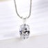 Louily Exclusive Oval Cut Pendant Necklace - louilyjewelry