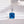 Louily Honorable Radiant Cut Blue Sapphire Necklace In Sterling Silver