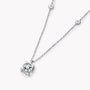 Louily Moissanite 2.0 Carat Round Cut Pendant Necklace - louilyjewelry