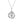 Louily Special Christmas Wreaths Moissanite Pendant Necklace