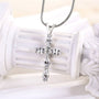 Louily Unique Marquise Cut Cross  Pendant Necklace - louilyjewelry
