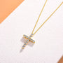 Louily Sterling Silver Fashion Cross pendant Necklace - louilyjewelry