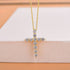 Louily Sterling Silver Fashion Cross pendant Necklace - louilyjewelry