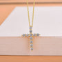 Louily Sterling Silver Fashion Cross pendant Necklace - louilyjewelry