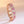 Louily Precious Rose Gold Pink and White Stone Wedding Band