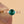 Louily Rose Gold 1.0 Carat Emerald Green Round Cut Promise Ring In Sterling Silver