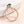 Louily Rose Gold 1.0 Carat Emerald Green Round Cut Promise Ring In Sterling Silver