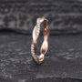 Louily Twist Eternity Wedding Band for Women In Sterling Silver - louilyjewelry
