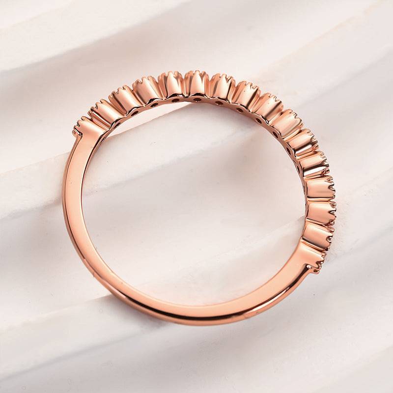 Louily Simplicity Women's Wedding Band In Sterling Silver - louilyjewelry