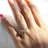 Louily Unique Curved Design Thin Stacking Wedding Ring In Sterling Silver - louilyjewelry