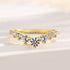 Louily Unique Curved Design Thin Stacking Wedding Ring In Sterling Silver - louilyjewelry