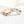 Load image into Gallery viewer, Louily Unique Rose Gold V-shaped Design Wedding Band
