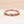 Louily Elegant Rose Gold Morganite Half Eternity Women's Wedding Band