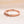 Louily Elegant Rose Gold Morganite Half Eternity Women's Wedding Band