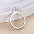Louily 1.5 Carat Cushion Cut White Sapphire Women's Engagement Ring - louilyjewelry