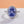 Louily Blue Sapphire Halo Oval Cut Engagement Ring for Women In Sterling Silver