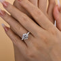 Louily Bright 6 Prongs Round Cut Engagement Ring - louilyjewelry