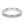 Louily Channel Set Curved Half Wedding Band In Sterling Silver