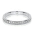 Louily Channel Set Curved Half Wedding Band In Sterling Silver - louilyjewelry