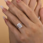 Louily Classic Radiant Cut Simulated Diamond Engagement Ring - louilyjewelry