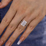 Louily Classic Radiant Cut Simulated Diamond Engagement Ring - louilyjewelry